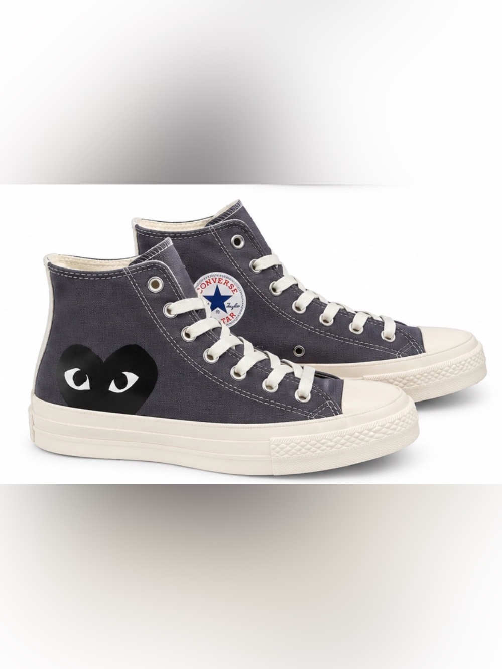 Converse Women High Top Sneakers Comme des Garçons PLAY x Converse Chuck Taylors